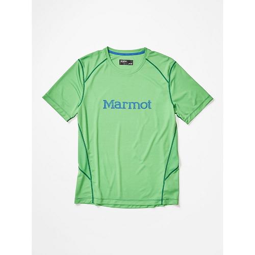 Marmot Windridge Clothes - Mens T-Shirts Green CA7261590 Canada